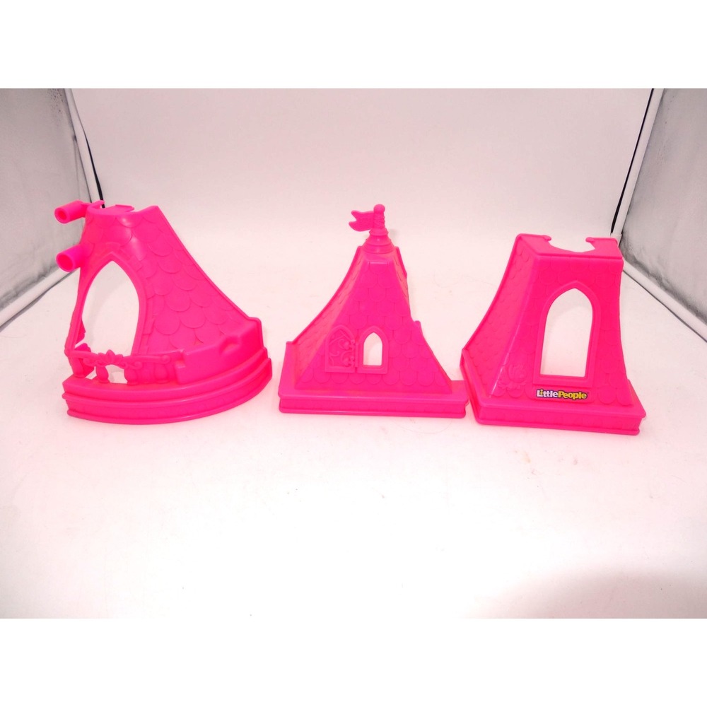 Fisher Price Little People Disney Princess Magical Wand Palace Castle Top Replac